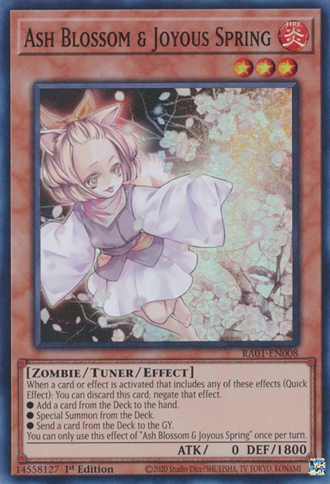 Ash Blossom & Joyous Spring [RA01-EN008] Super Rare | Exor Games Bridgewater