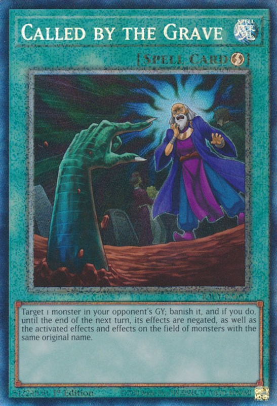 Called by the Grave [RA01-EN057] Prismatic Collector's Rare | Exor Games Bridgewater
