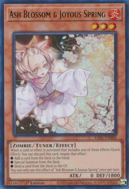 Ash Blossom & Joyous Spring [RA01-EN008] Ultra Rare | Exor Games Bridgewater