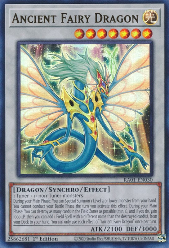 Ancient Fairy Dragon [RA01-EN030] Ultra Rare | Exor Games Bridgewater