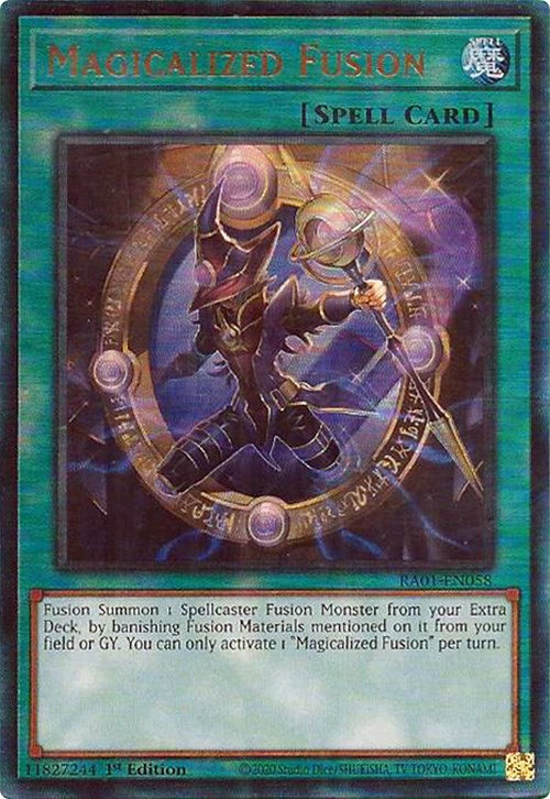 Magicalized Fusion [RA01-EN058] Prismatic Ultimate Rare | Exor Games Bridgewater