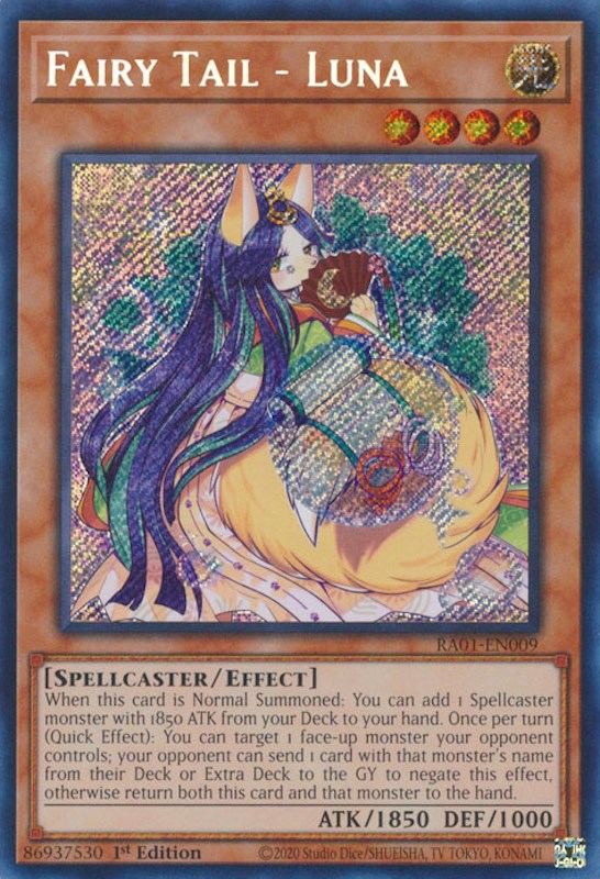 Fairy Tail - Luna [RA01-EN009] Secret Rare | Exor Games Bridgewater