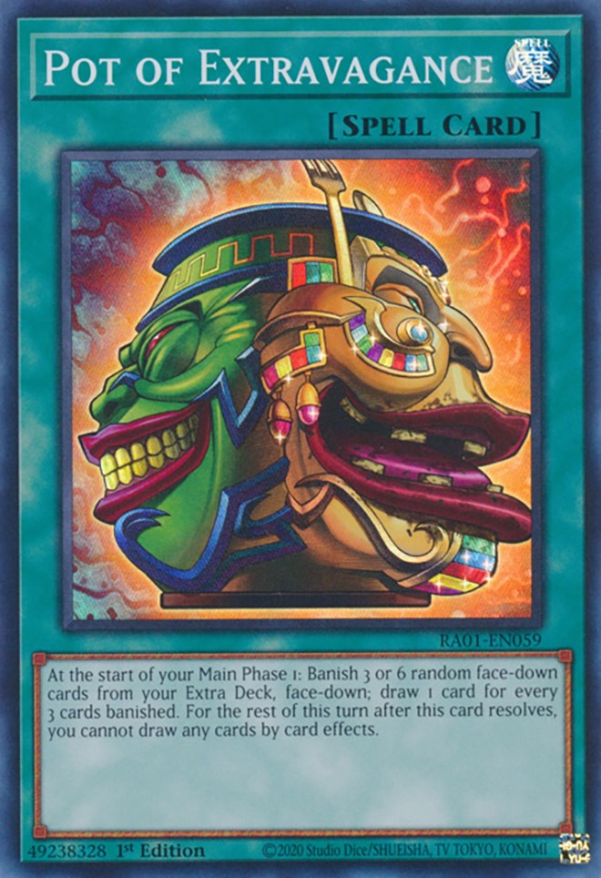 Pot of Extravagance [RA01-EN059] Super Rare | Exor Games Bridgewater