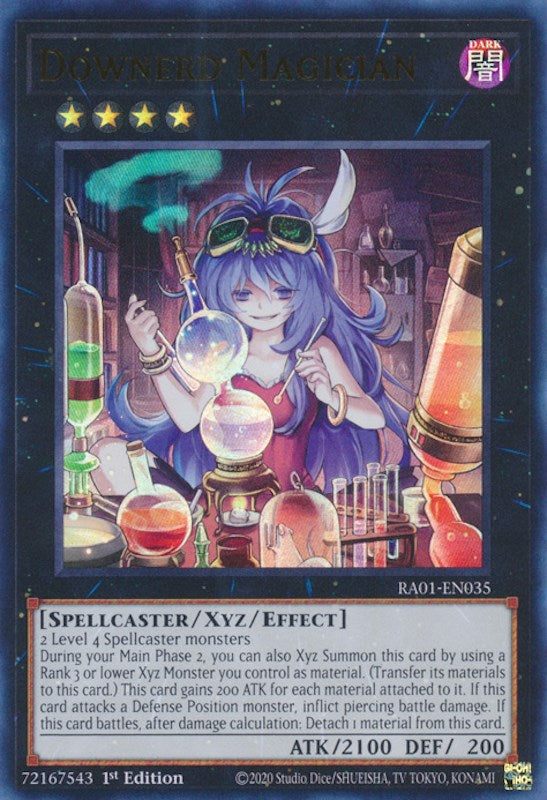 Downerd Magician [RA01-EN035] Ultra Rare | Exor Games Bridgewater