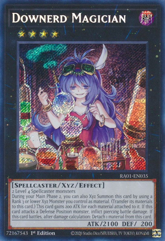 Downerd Magician [RA01-EN035] Secret Rare | Exor Games Bridgewater