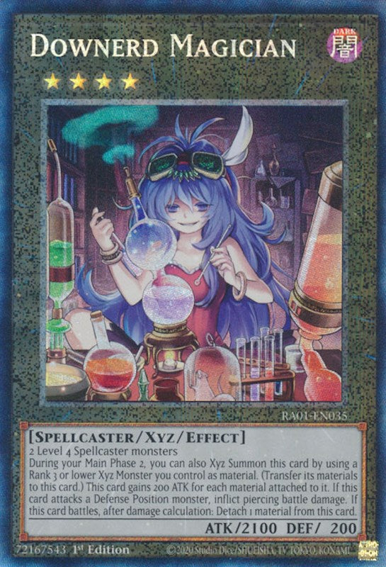 Downerd Magician [RA01-EN035] Prismatic Collector's Rare | Exor Games Bridgewater