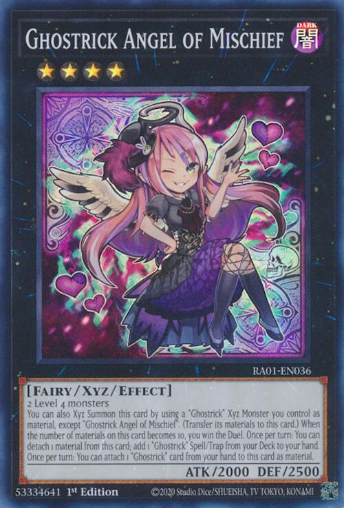 Ghostrick Angel of Mischief [RA01-EN036] Super Rare | Exor Games Bridgewater