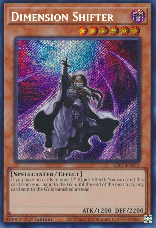 Dimension Shifter [RA01-EN014] Secret Rare | Exor Games Bridgewater