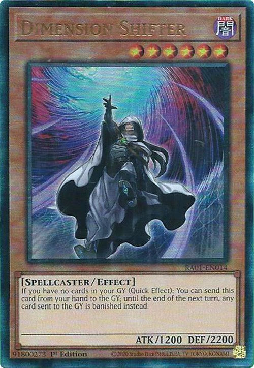 Dimension Shifter [RA01-EN014] Prismatic Ultimate Rare | Exor Games Bridgewater