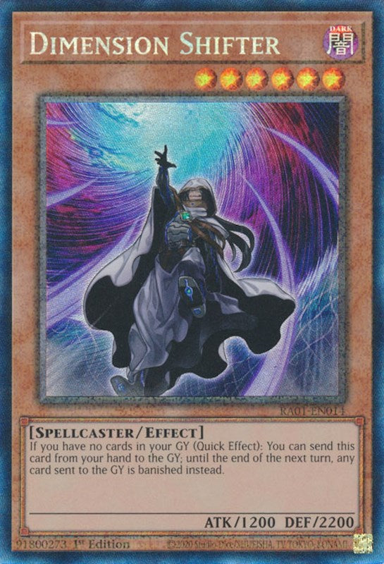 Dimension Shifter [RA01-EN014] Prismatic Collector's Rare | Exor Games Bridgewater