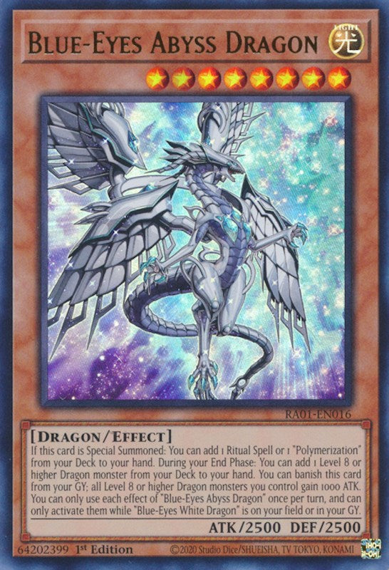 Blue-Eyes Abyss Dragon [RA01-EN016] Ultra Rare | Exor Games Bridgewater