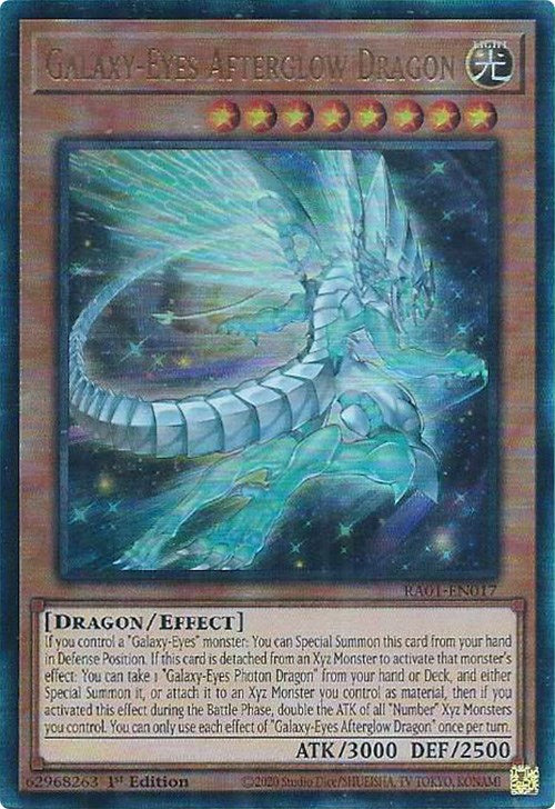 Galaxy-Eyes Afterglow Dragon [RA01-EN017] Prismatic Ultimate Rare | Exor Games Bridgewater