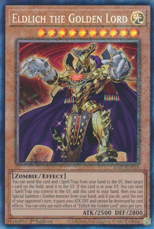 Eldlich the Golden Lord [RA01-EN019] Prismatic Collector's Rare | Exor Games Bridgewater