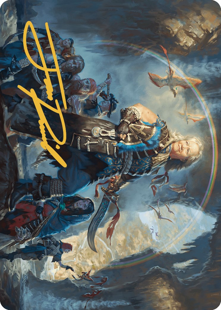 Admiral Brass, Unsinkable Art Card (Gold-Stamped Signature) [The Lost Caverns of Ixalan Art Series] | Exor Games Bridgewater