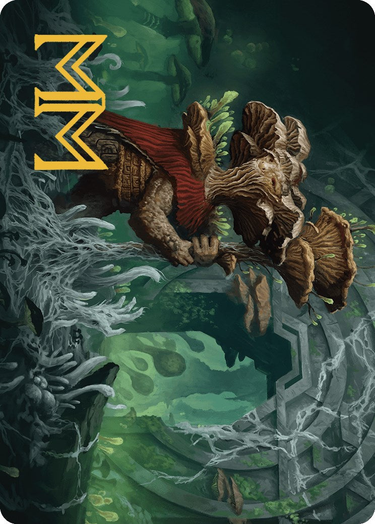 Tendril of the Mycotyrant Art Card (Gold-Stamped Signature) [The Lost Caverns of Ixalan Art Series] | Exor Games Bridgewater