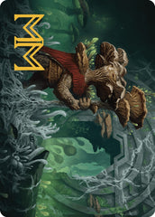 Tendril of the Mycotyrant Art Card (Gold-Stamped Signature) [The Lost Caverns of Ixalan Art Series] | Exor Games Bridgewater