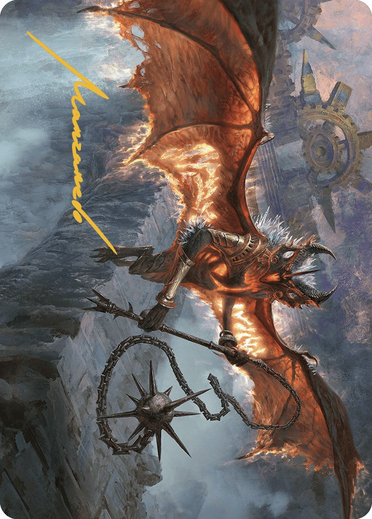 Bloodletter of Aclazotz Art Card (15/81) (Gold-Stamped Signature) [The Lost Caverns of Ixalan Art Series] | Exor Games Bridgewater