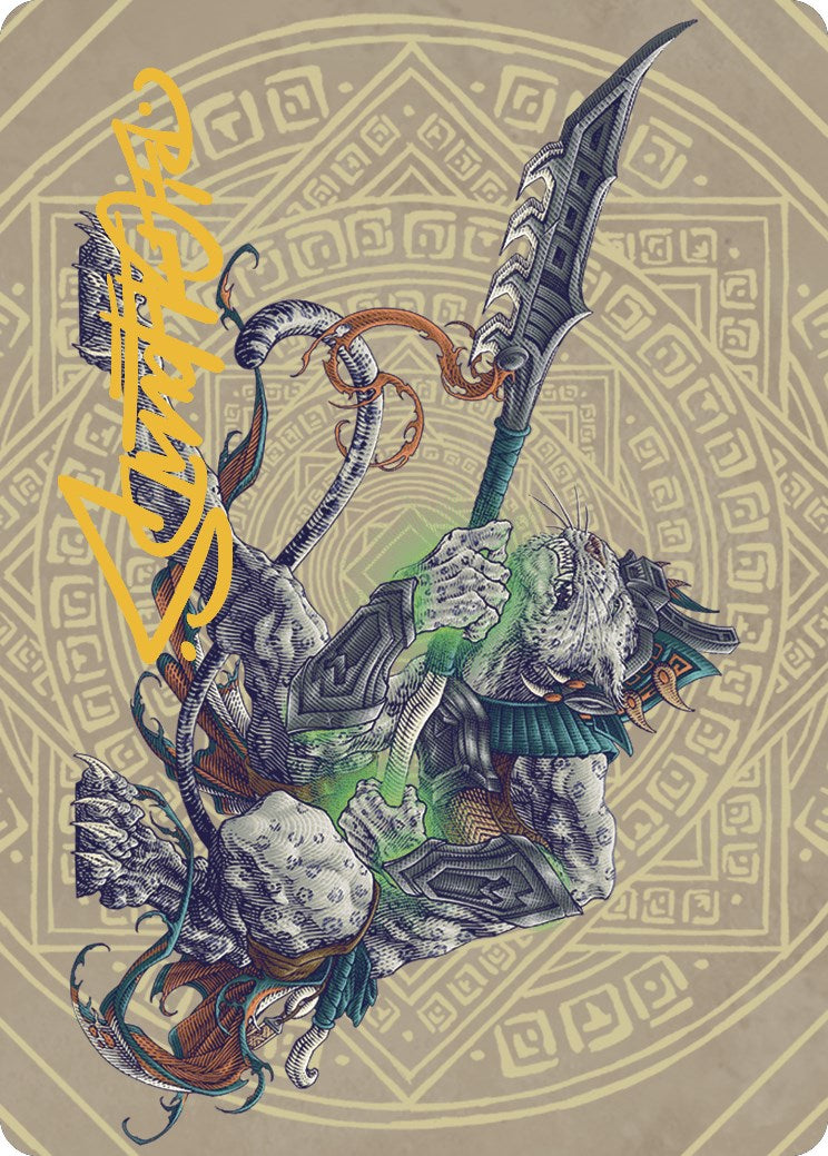 Kutzil, Malamet Exemplar Art Card (Gold-Stamped Signature) [The Lost Caverns of Ixalan Art Series] | Exor Games Bridgewater