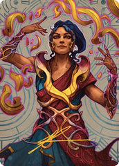 Saheeli, the Sun's Brilliance Art Card (Gold-Stamped Signature) [The Lost Caverns of Ixalan Art Series] | Exor Games Bridgewater