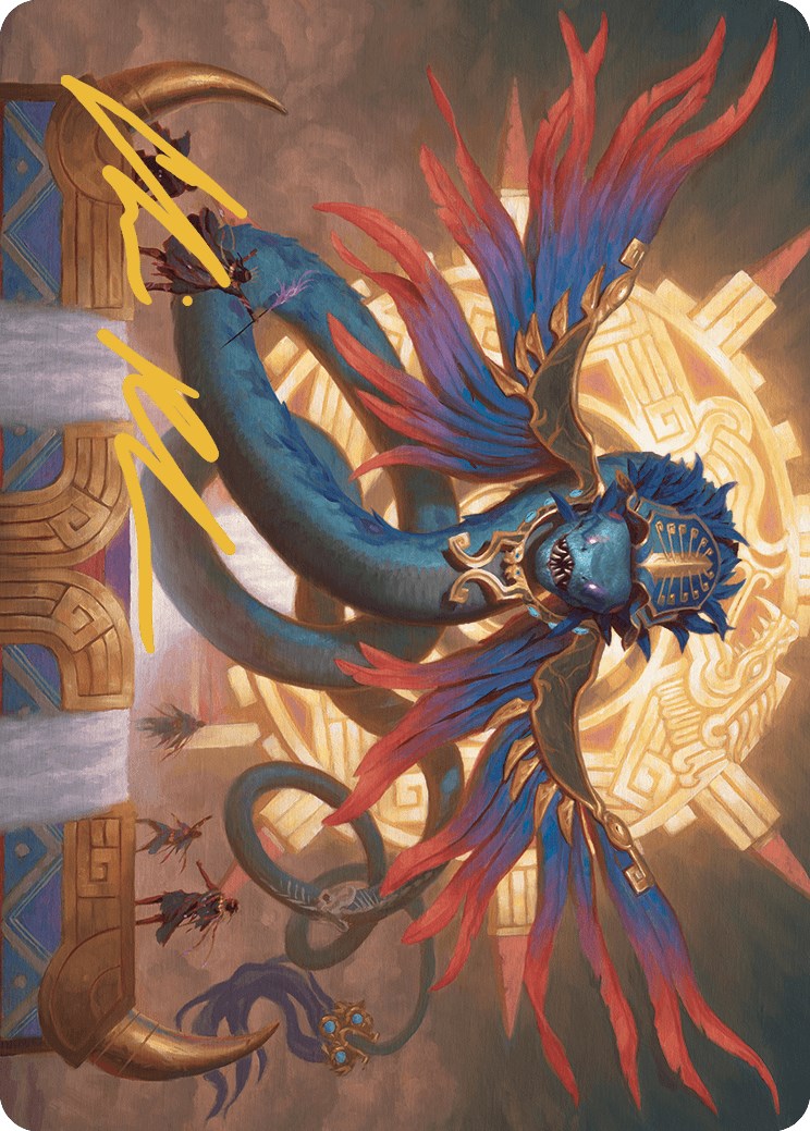 Ojer Pakpatiq, Deepest Epoch Art Card (13/81) (Gold-Stamped Signature) [The Lost Caverns of Ixalan Art Series] | Exor Games Bridgewater