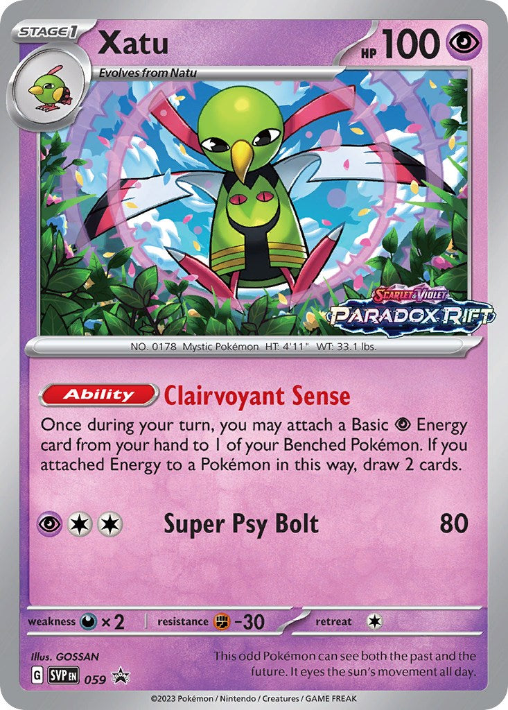 Xatu (059) [Scarlet & Violet: Black Star Promos] | Exor Games Bridgewater