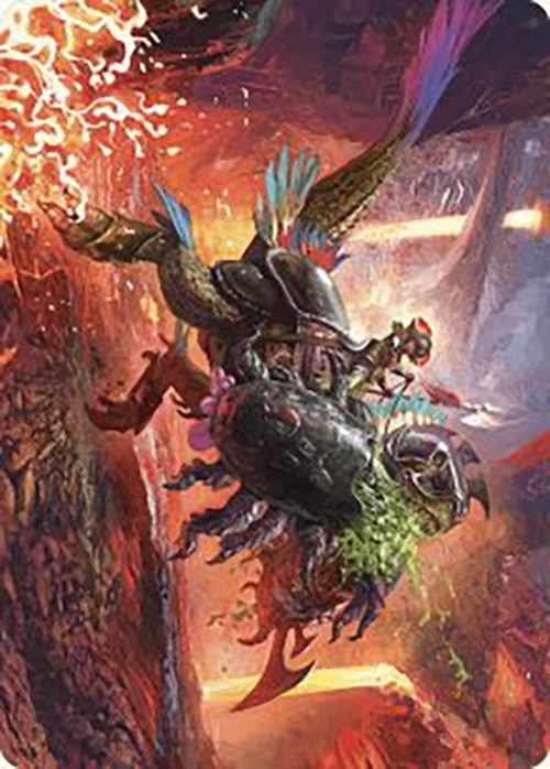 Triumphant Chomp Art Card [The Lost Caverns of Ixalan Art Series] | Exor Games Bridgewater