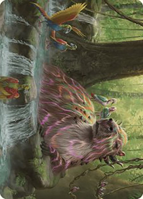 Basking Capybara Art Card [The Lost Caverns of Ixalan Art Series] | Exor Games Bridgewater