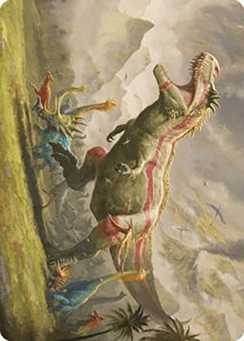 Ghalta, Stampede Tyrant Art Card [The Lost Caverns of Ixalan Art Series] | Exor Games Bridgewater