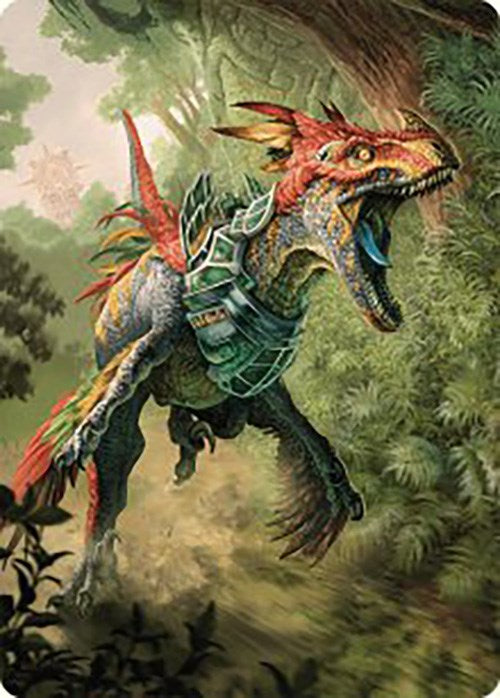 Dinosaur Token Art Card [The Lost Caverns of Ixalan Art Series] | Exor Games Bridgewater