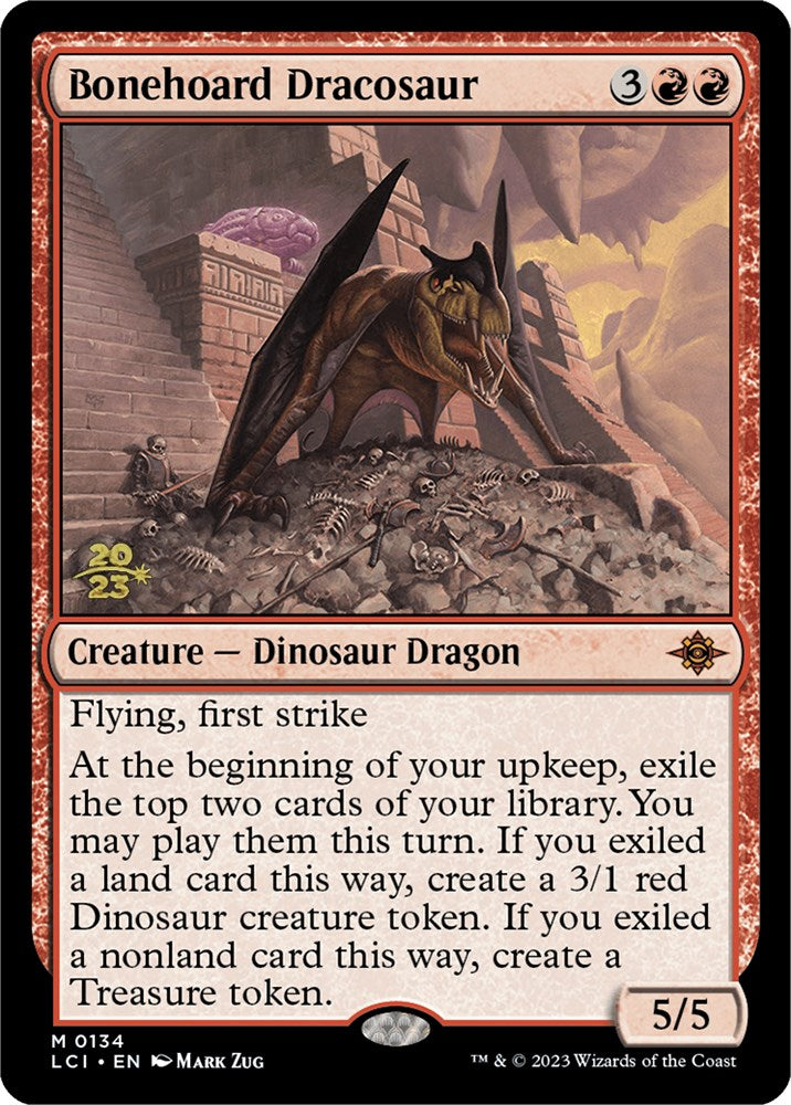 Bonehoard Dracosaur [The Lost Caverns of Ixalan Prerelease Cards] | Exor Games Bridgewater