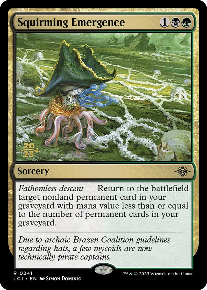 Squirming Emergence [The Lost Caverns of Ixalan Prerelease Cards] | Exor Games Bridgewater