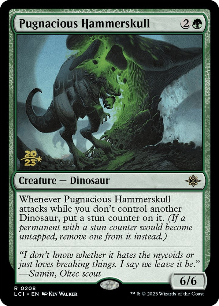 Pugnacious Hammerskull [The Lost Caverns of Ixalan Prerelease Cards] | Exor Games Bridgewater