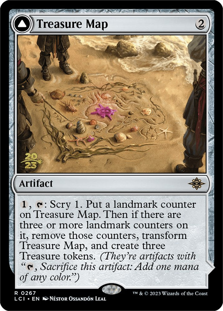 Treasure Map // Treasure Cove [The Lost Caverns of Ixalan Prerelease Cards] | Exor Games Bridgewater