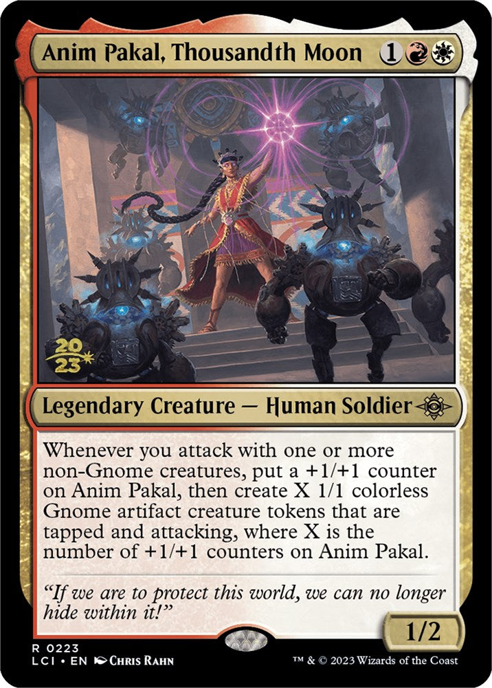 Anim Pakal, Thousandth Moon [The Lost Caverns of Ixalan Prerelease Cards] | Exor Games Bridgewater