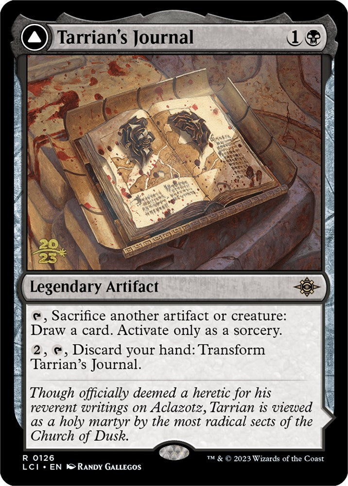 Tarrian's Journal // The Tomb of Aclazotz [The Lost Caverns of Ixalan Prerelease Cards] | Exor Games Bridgewater