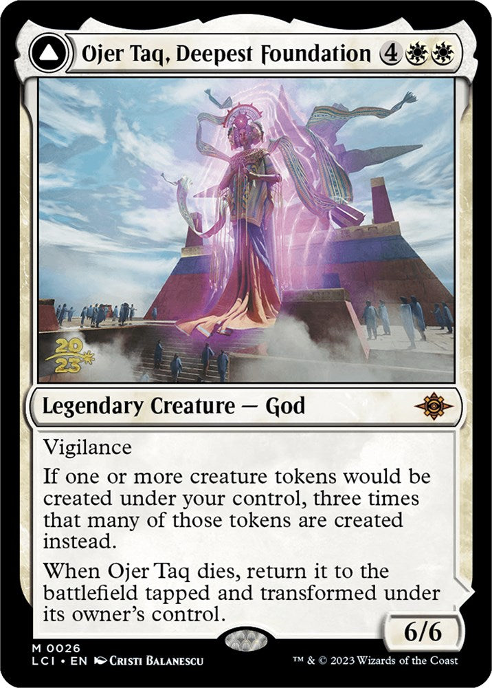 Ojer Taq, Deepest Foundation // Temple of Civilization [The Lost Caverns of Ixalan Prerelease Cards] | Exor Games Bridgewater