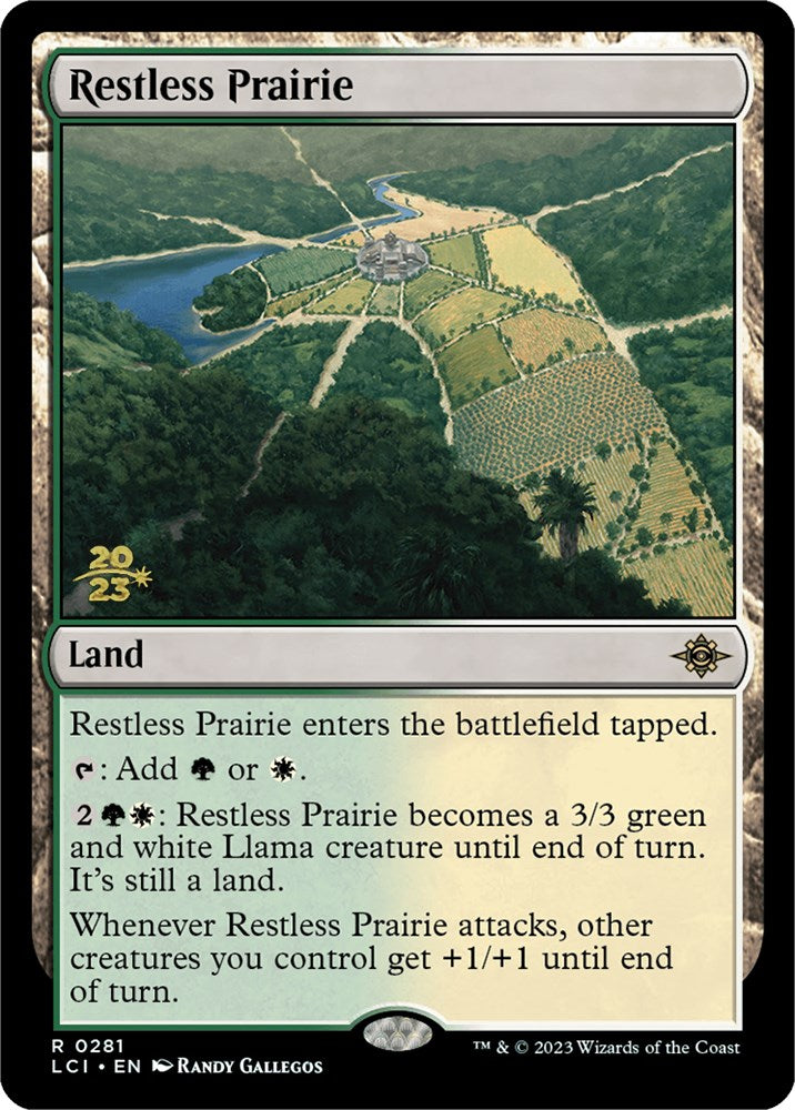 Restless Prairie [The Lost Caverns of Ixalan Prerelease Cards] | Exor Games Bridgewater