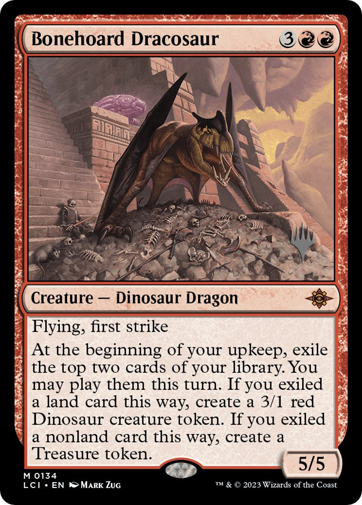 Bonehoard Dracosaur (Promo Pack) [The Lost Caverns of Ixalan Promos] | Exor Games Bridgewater