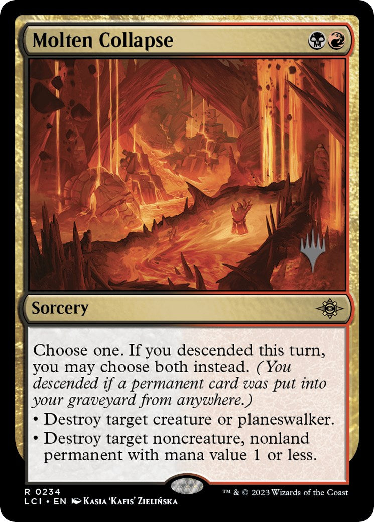 Molten Collapse (Promo Pack) [The Lost Caverns of Ixalan Promos] | Exor Games Bridgewater