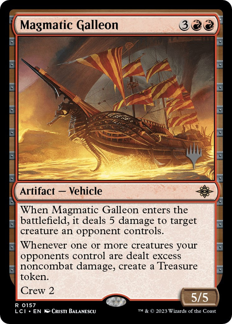 Magmatic Galleon (Promo Pack) [The Lost Caverns of Ixalan Promos] | Exor Games Bridgewater