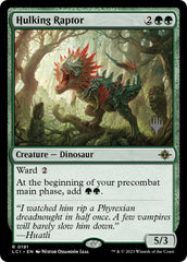 Hulking Raptor (Promo Pack) [The Lost Caverns of Ixalan Promos] | Exor Games Bridgewater