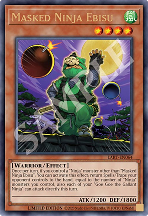 Masked Ninja Ebisu [LART-EN064] Ultra Rare | Exor Games Bridgewater