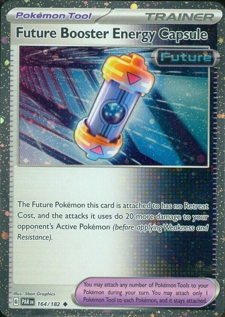 Future Booster Energy Capsule (164/182) (Cosmos Holo) [Scarlet & Violet: Paradox Rift] | Exor Games Bridgewater