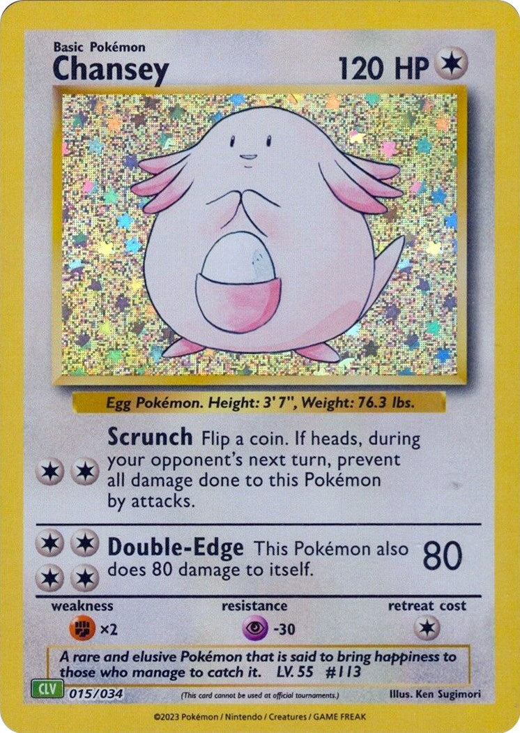 Chansey [Trading Card Game Classic] | Exor Games Bridgewater