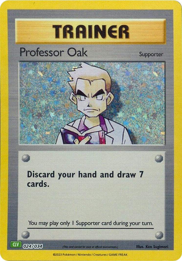 Professor Oak (CLV) [Trading Card Game Classic] | Exor Games Bridgewater