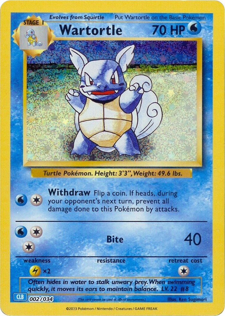 Wartortle [Trading Card Game Classic] | Exor Games Bridgewater