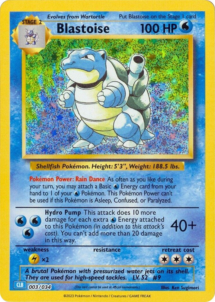 Blastoise [Trading Card Game Classic] | Exor Games Bridgewater