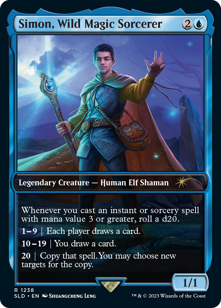 Simon, Wild Magic Sorcerer [Secret Lair Drop Series] | Exor Games Bridgewater