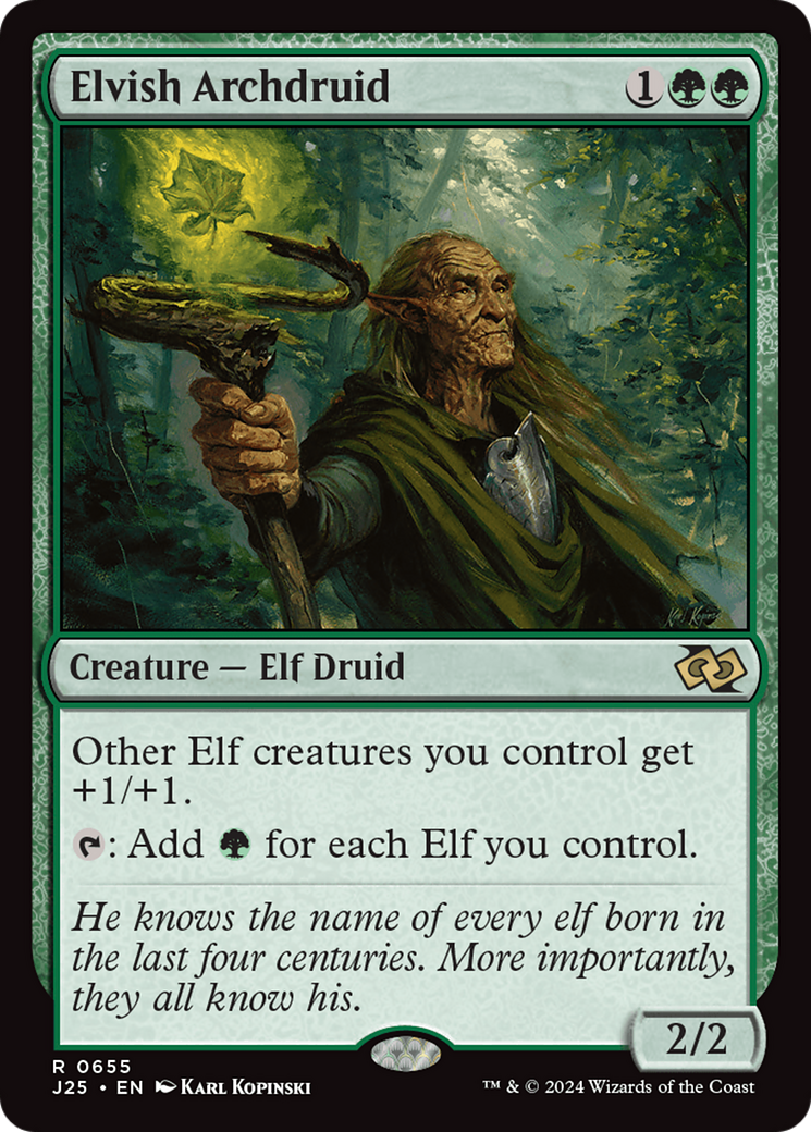 Elvish Archdruid [Foundations Jumpstart] | Exor Games Bridgewater