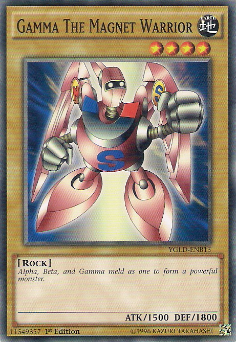 Gamma The Magnet Warrior [YGLD-ENB13] Common | Exor Games Bridgewater